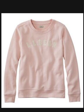 Light Pink Crew Neck Logo Sweatshirt